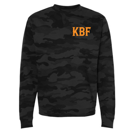 KBF - Black Camo Crewneck
