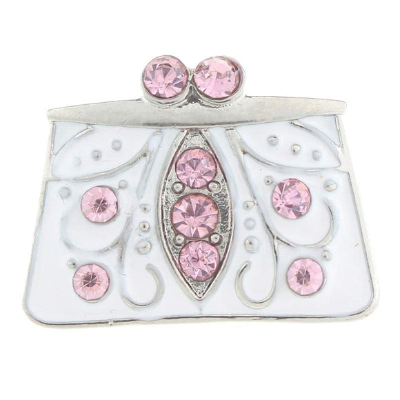 Snap - Rhinestone Purse Pink