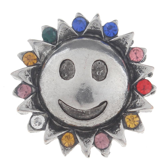 Snap - Rhinestone Smiley