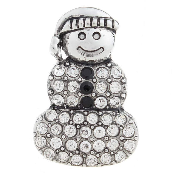 Snap - Rhinestone Snowman