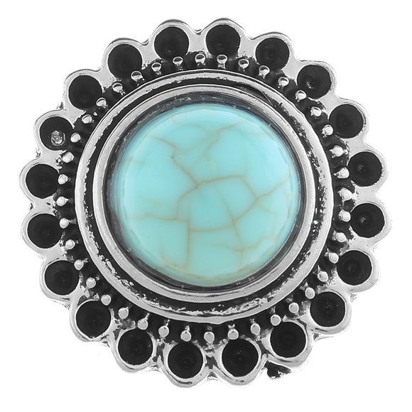 Snap - Turquoise Sunburst