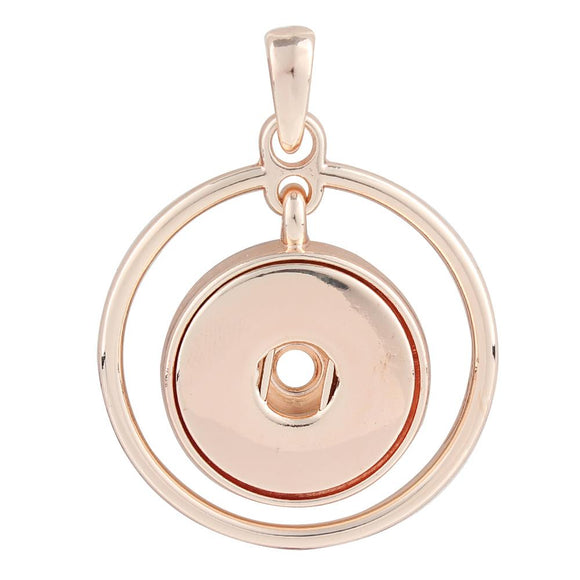 Necklace - Snap Jewelry - Rose Gold Kenia