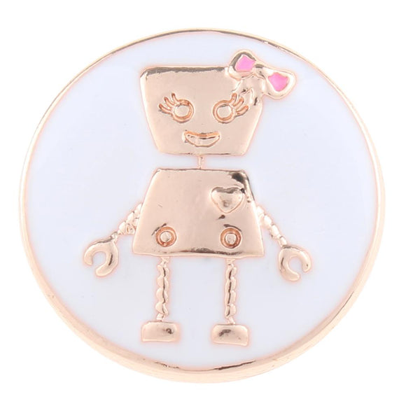 Snap - Rose Gold Robot