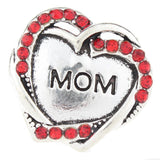 Snap - Rhinestone Heart