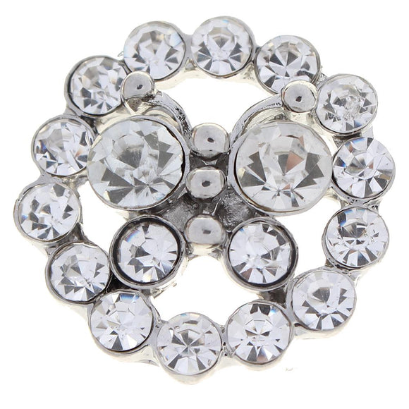 Snap - Rhinestone Butterfly