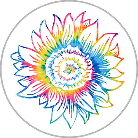 Snap - Tie Dye Sunflower