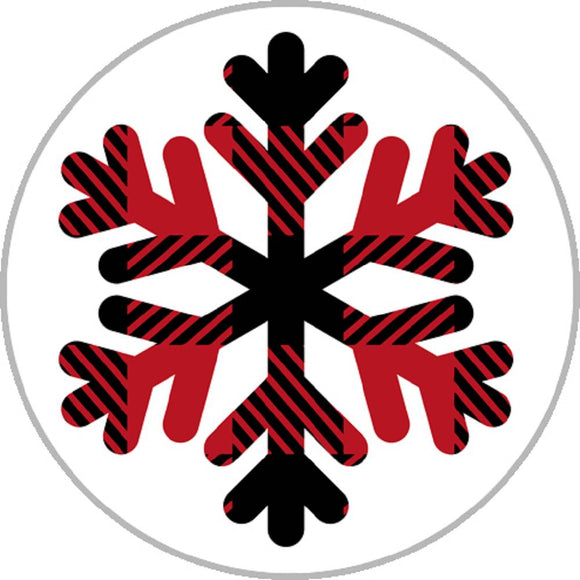 Snap - Plaid Snowflake
