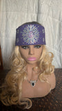 Purple Rhinestone Bandana