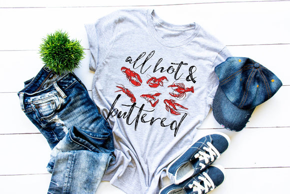 All Hot and Buttered Screen Print Shirt