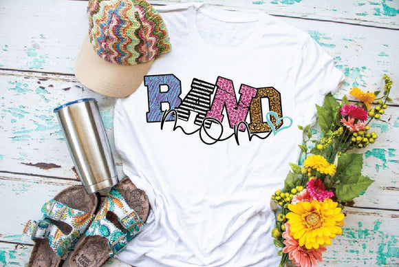 Band Mom Screen Printed Shirt