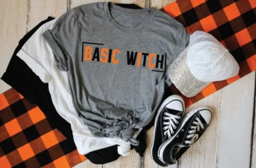 Basic Witch Screen Print Shirt