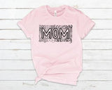 Dog Mom Typography Screen Printed Shirt