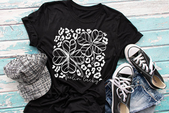 Feelin Lucky Screen Print Shirt