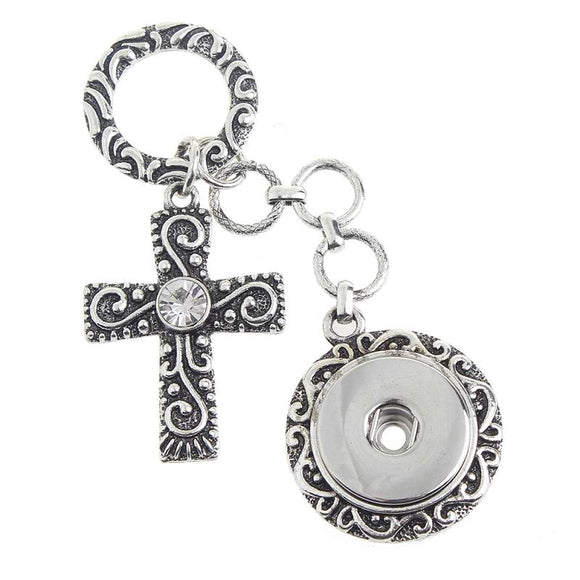Brooch - Cross - Snap Jewelry