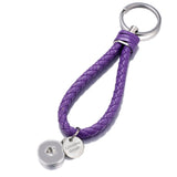 Keychain - Braided Leather