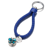 Keychain - Braided Leather