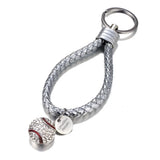 Keychain - Braided Leather