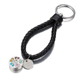 Keychain - Braided Leather