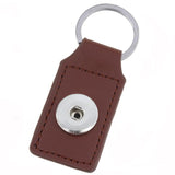 Keychain - Leather Bag Charm - Snap Jewelry