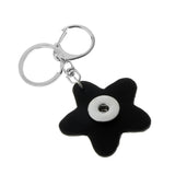 Keychain - Leather Star Bag Charm - Snap Jewelry