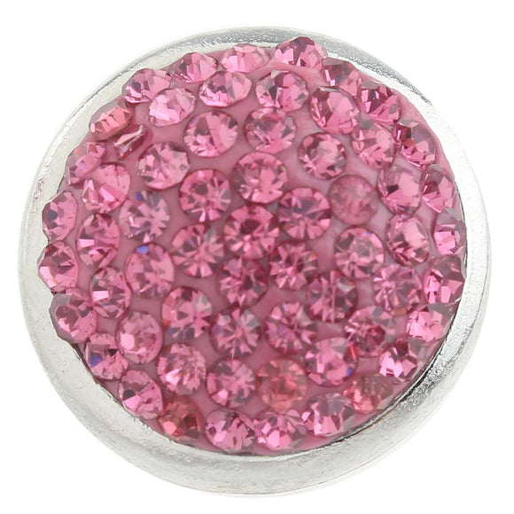 Snap - Rose Clay Rhinestone