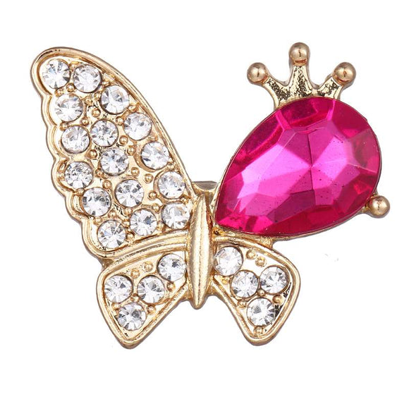Snap - Butterfly Hot Pink