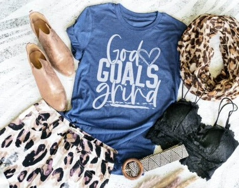 God Goals Grind Screen Print Shirt