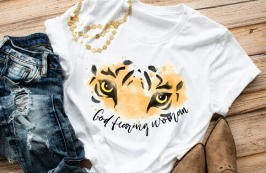 God Fearing Woman Screen Print Shirt