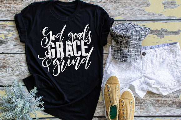 Gods Goals Grace and Grind Screen Print Shirt