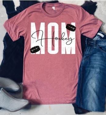 Hockey Mom (Big White Print)