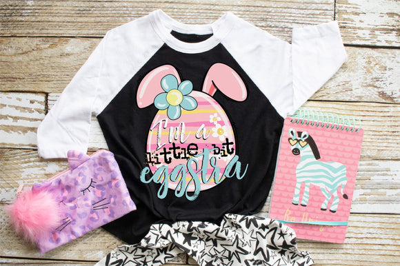 I'm a Little Bit Eggstra Screen Print Shirt