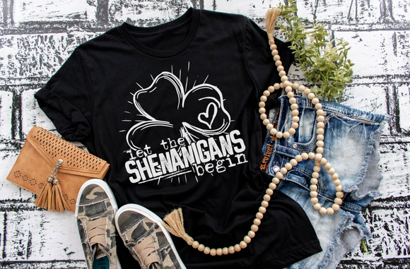 Let the Shenanigans Begin Screen Print Shirt