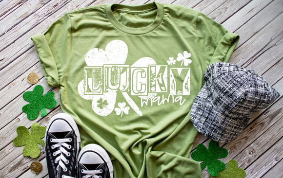 Lucky Mama Screen Print Shirt