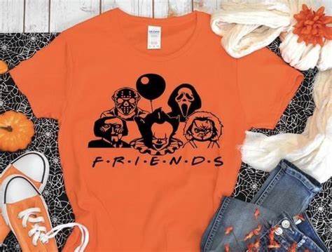 Halloween Friends Screen Print Shirt