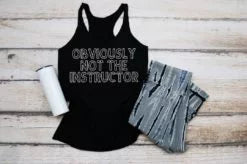 Obviously Not The Instructor Screen Print Shirt