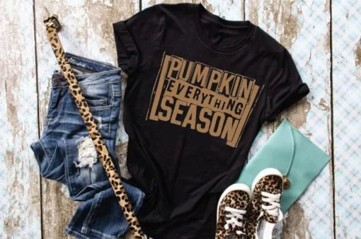 Pumpkin Everything Season Screen Print Shirt
