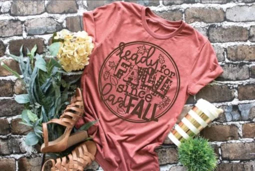 Ready For Fall Screen Printed Shirt