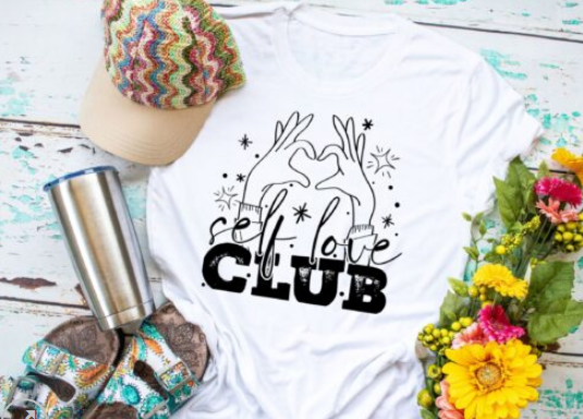 Self Love Club Screen Print Shirt