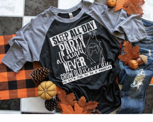 Sleep All Day Screen Printed Shirt