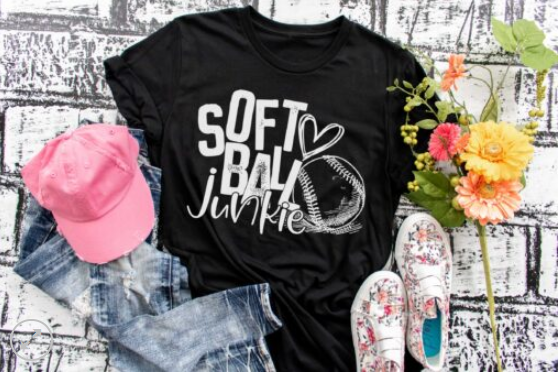 Softball Junkie Screen Printed Shirt