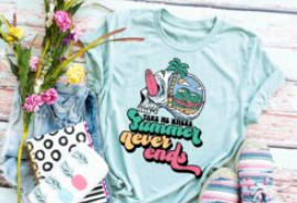 Take Me Where Summer Never Ends Screen Print Shirt