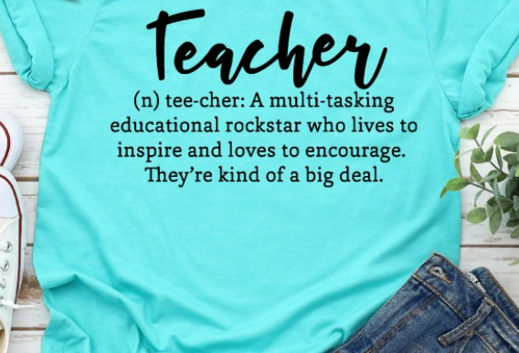 Teacher Definition Screen Print Shirt