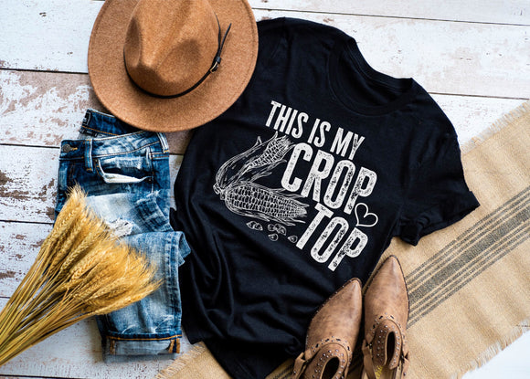 This is My Crop Top Screen Print Shirt