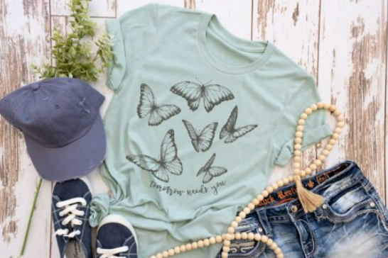 Tomorrow Needs You Screen Print Shirt