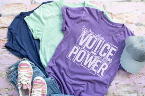 Your Voice Has Power Screen Printed Shirt
