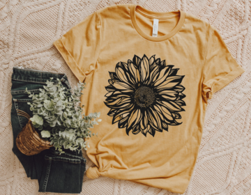 Sunflower (Black Print)