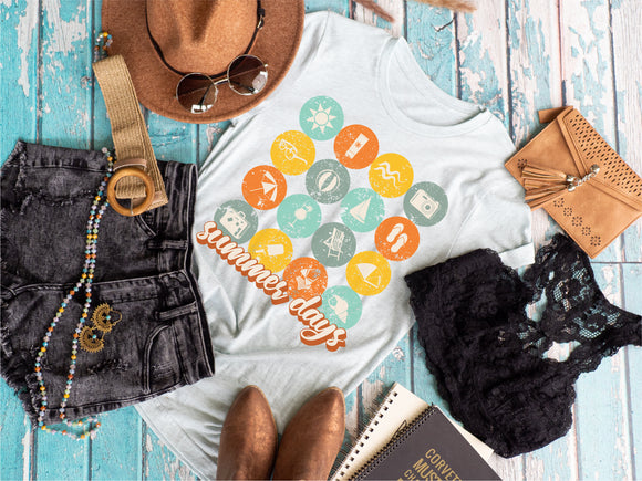 Summer Days Screen Printed Shirt