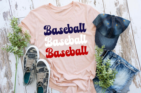 Baseball Screen Print Shirt